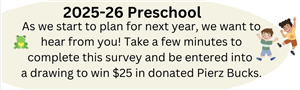 Planning for preschool